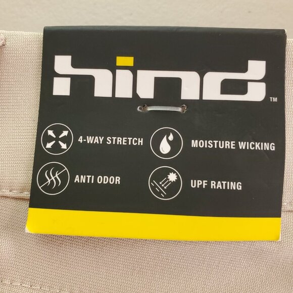 NWT HIND SZ 32x30 Tricot Prime Time Tan Golf Active Stretch Pants UPF - Picture 4 of 8